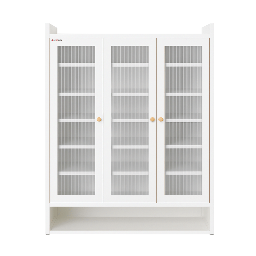 IMP IVORY SHOE CABINET 3D WHITE