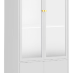 IMP KEISHI CABINET 2D 80 WD WHITE